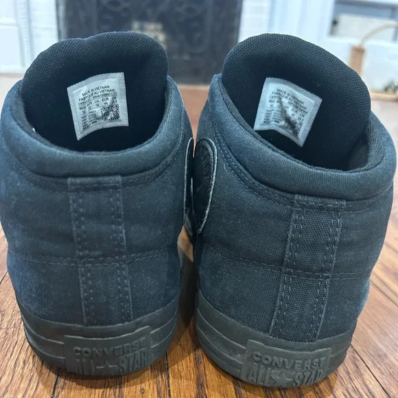 Black High-Top Street Sneaker - Mens 10 - Picture 9 of 11